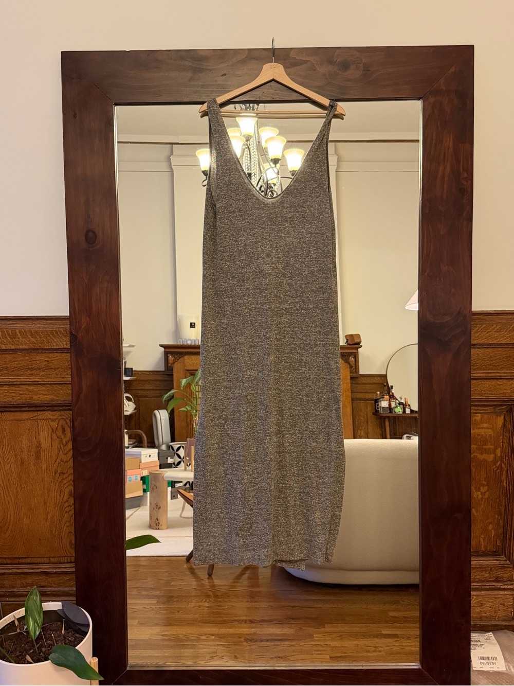 Massimo Dutti Green Sleeveless Scoop Maxi Dress - Size 4 US - Picture 4 of 5